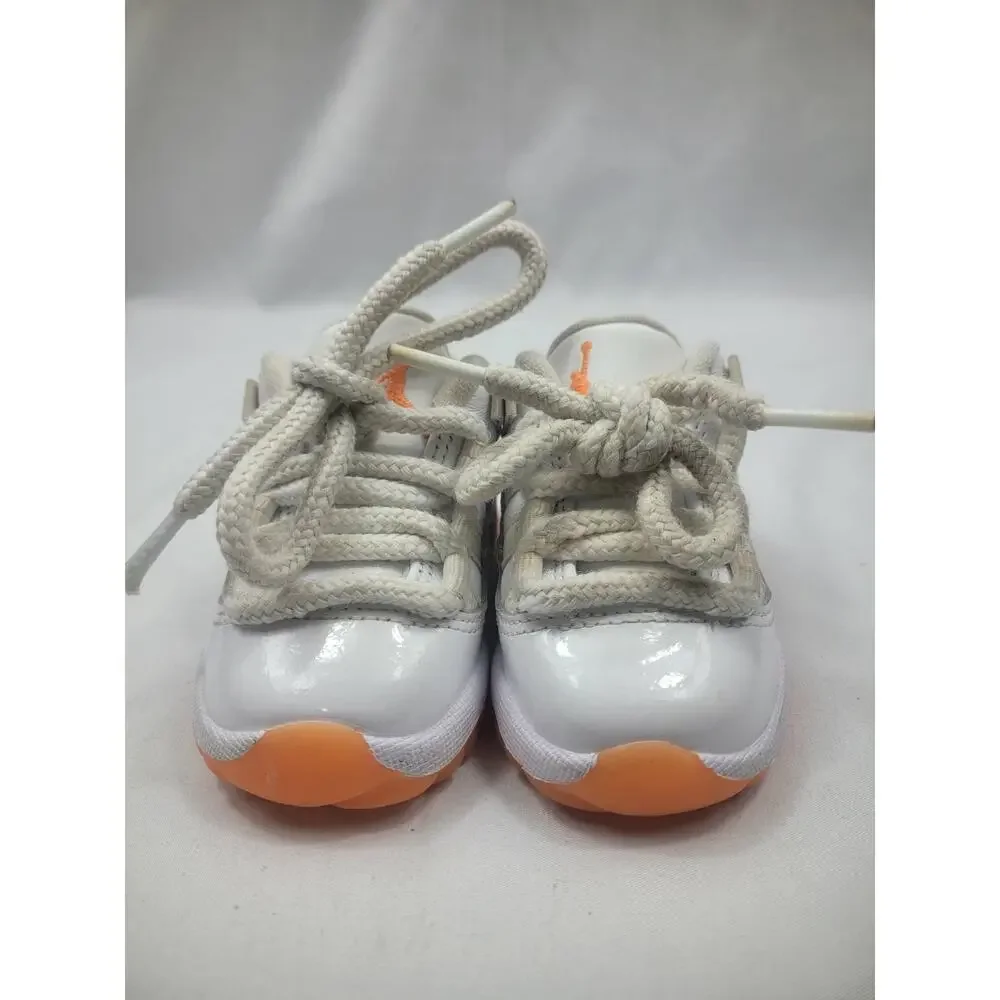 Nike Air Jordan 11 Retro Low Bright Citrus Orange Toddler Size 4C... DJ4327-139